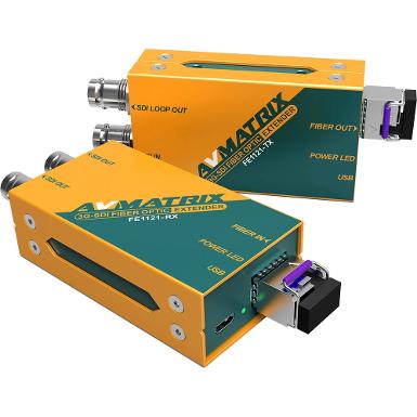 AVMATRIX 3G HD-SDI Extender to Fiber Optic สินค้าคุณภาพ ในชุดมีเครื่องและเครื่องส่ง  * ราคารวมภาษี