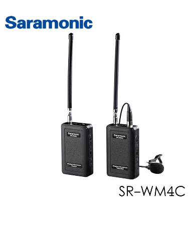 Saramonic SR-WM4C ไมโครโฟนไร้สายความถี่ VHF ระยะไกล 60 เมตร *ราคารวมภาษี