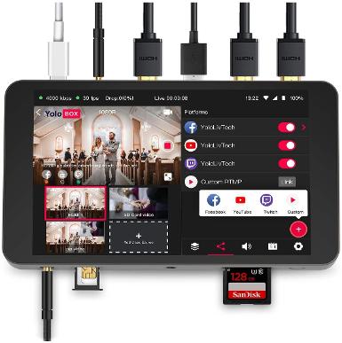 YoloLiv รุ่น YoloBox Portable Live Streaming Studio ราคารวมภาษี 34,900.-